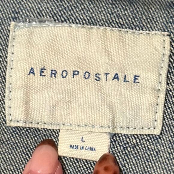 Aeropostale Medium Wash Denim Jacket – Size L - Picture 5 of 7